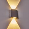 ABAIANG Outdoor Wall Light LED grey, 1-light source
