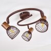 ARJEN Ceiling Light rust-coloured, 3-light sources