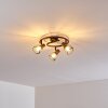 ARJEN Ceiling Light rust-coloured, 3-light sources