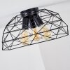 Hajom Ceiling Light black, 3-light sources