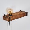 MONTGOMERY Wall Light Dark wood, black, 1-light source