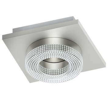 Eglo FRADELO ceiling light LED chrome, Crystal optics, 1-light source