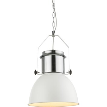 Globo KUTUM Pendant Light chrome, white, 1-light source