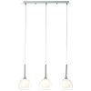 Pendant Light Brilliant Hadan chrome, 3-light sources