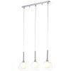 Pendant Light Brilliant Hadan chrome, 3-light sources