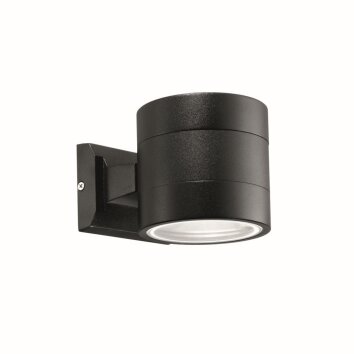 Ideal Lux SNIF Outdoor Wall Light black, 1-light source
