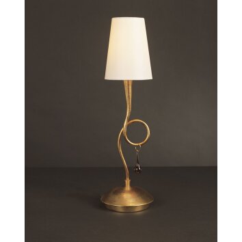 Mantra Paola table lamp gold, 1-light source