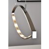 Honsel Lucy pendant light chrome, stainless steel, 6-light sources