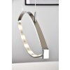 Honsel Lucy pendant light chrome, stainless steel, 6-light sources