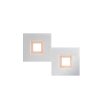 Grossmann KARREE Ceiling light LED aluminium, copper, 2-light sources