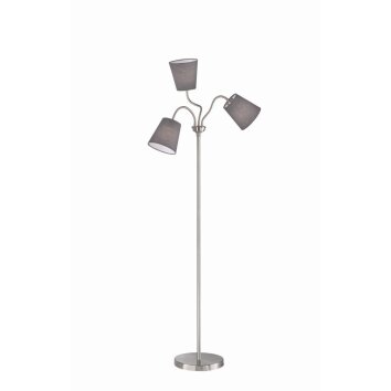 Reality WINDU Floor Lamp matt nickel, 3-light sources