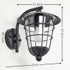 SONVIL Outdoor Wall Light black, 1-light source