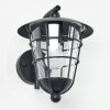 SONVIL Outdoor Wall Light black, 1-light source