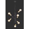 Trio CROSS Pendant Light black, 6-light sources