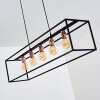 YUHIGAOKA Pendant Light copper, black, 5-light sources