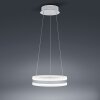 Helestra Liv pendant light LED grey, white, 2-light sources
