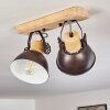 Ceiling Light Orny anthracite, Light wood, 2-light sources