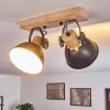 Ceiling Light Orny anthracite, Light wood, 2-light sources