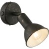 Globo NAMUS wall spotlight black, 1-light source