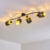 Bathinda Ceiling Light black, 4-light sources