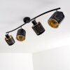 Bathinda Ceiling Light black, 4-light sources