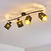 Bathinda Ceiling Light black, 4-light sources