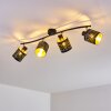 Bathinda Ceiling Light black, 4-light sources
