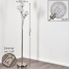 Bernado Floor Lamp matt nickel, 5-light sources
