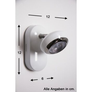 Philips SEPIA spotlight LED white, 1-light source