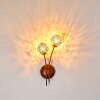 VIRGA Wall Light rust-coloured, 2-light sources