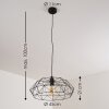 BADALUCCO Pendant Light black, 1-light source