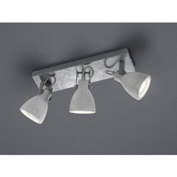 Trio CONCRETE spotlight LED grey, 3-light sources