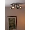 Trio 8024 ceiling light stainless steel, matt nickel, 4-light sources