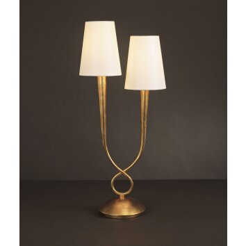 Mantra Paola table lamp gold, 2-light sources