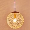 VIRGA Pendant Light rust-coloured, 1-light source