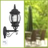 Brilliant ISTRIA Outdoor Wall Light black, 1-light source