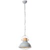 Brilliant Emma Pendant Light grey, 1-light source
