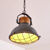 ONSALA Pendant Light grey, stone appearance, 1-light source
