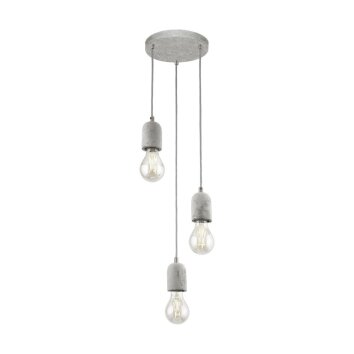 Eglo SILVARES pendant light grey, 3-light sources