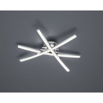 Reality CAPELLA ceiling light LED chrome, 3-light sources