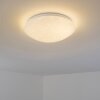 Quebec ceiling light LED white, 1-light source, Remote control, Colour changer