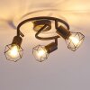 Baripada Ceiling Light black, 3-light sources