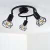 Baripada Ceiling Light black, 3-light sources