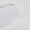 Genthin Ceiling Light LED white, 1-light source, Remote control