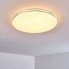 Genthin Ceiling Light LED white, 1-light source, Remote control
