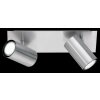 Trio 8024 ceiling light stainless steel, matt nickel, 2-light sources
