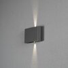 Konstsmide CHIERI Outdoor Wall Light LED black, 2-light sources