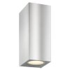 LCD outdoor wall light LED stainless steel, 2-light sources