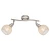 Globo CALIFORNIA ceiling spotlight matt nickel, 2-light sources