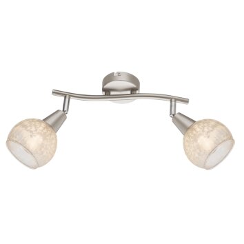 Globo CALIFORNIA ceiling spotlight matt nickel, 2-light sources
